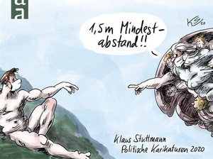 1,5 m Mindestabstand!